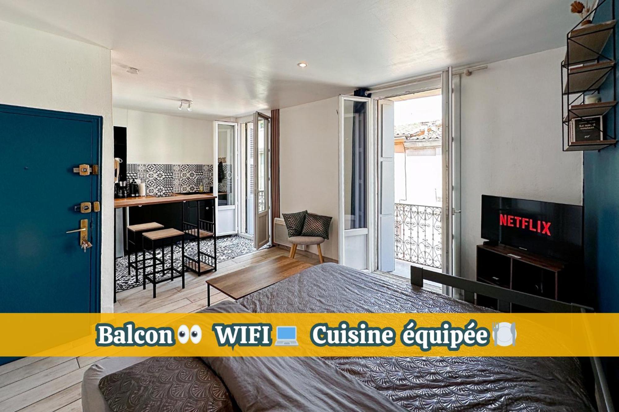 Appartement Entier Cosy Avec Balcon - Centre Montpellier Exterior foto